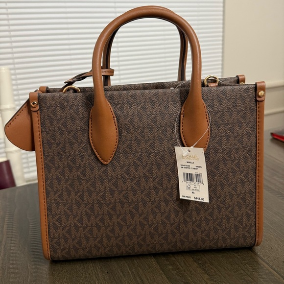 Michael Kors Mirella Small Signature Logo Crossbody Bag NWT - Picture 5 of 6